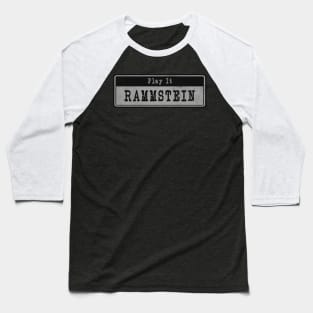 Rammstein // Vintage Fanart Tribute Baseball T-Shirt